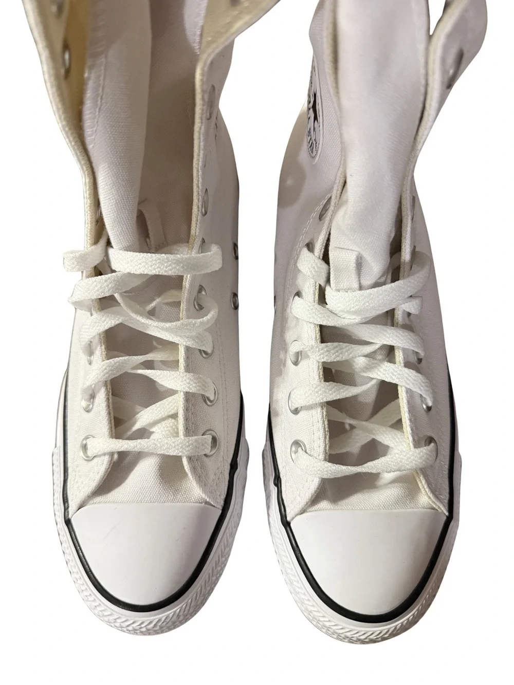NWOB Converse Chuck Taylor All Star XXHi White Knee-High Boots